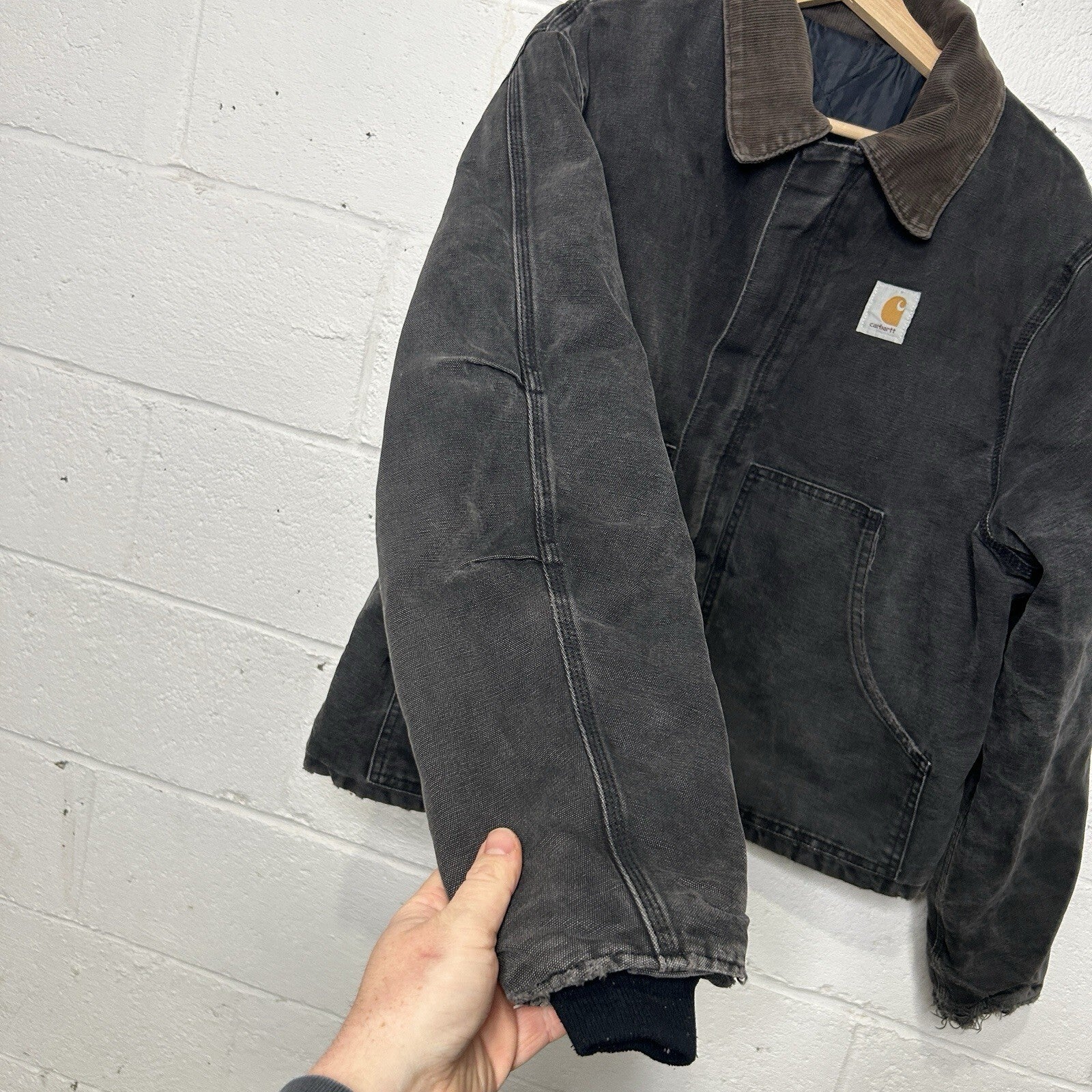 Vintage Carhartt Quilted Artic Jacket “Black” JQ185/J02 BLK Men’s X-Large