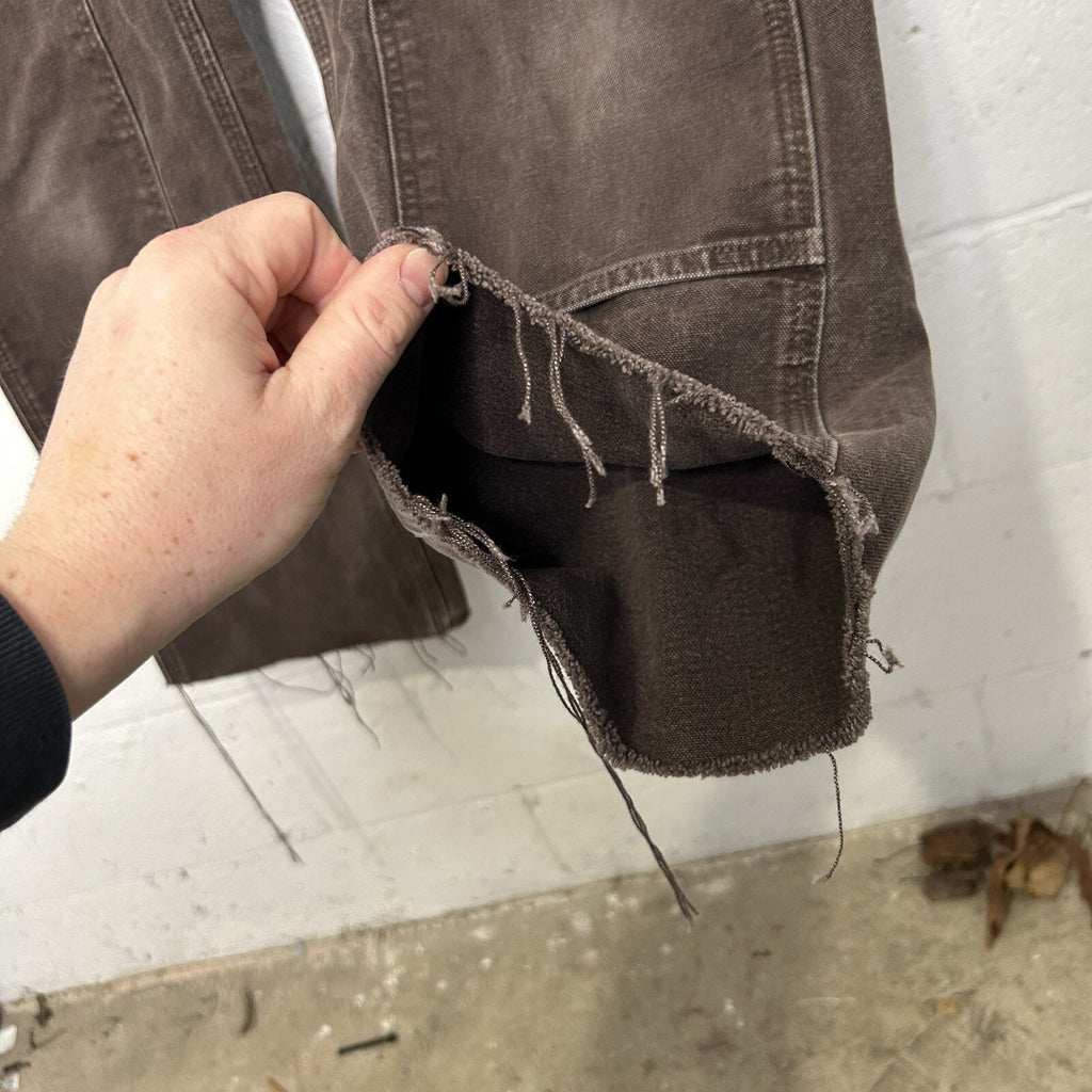 Vintage Carhartt DoubleKnee Dungaree Pants “Dark Brown”