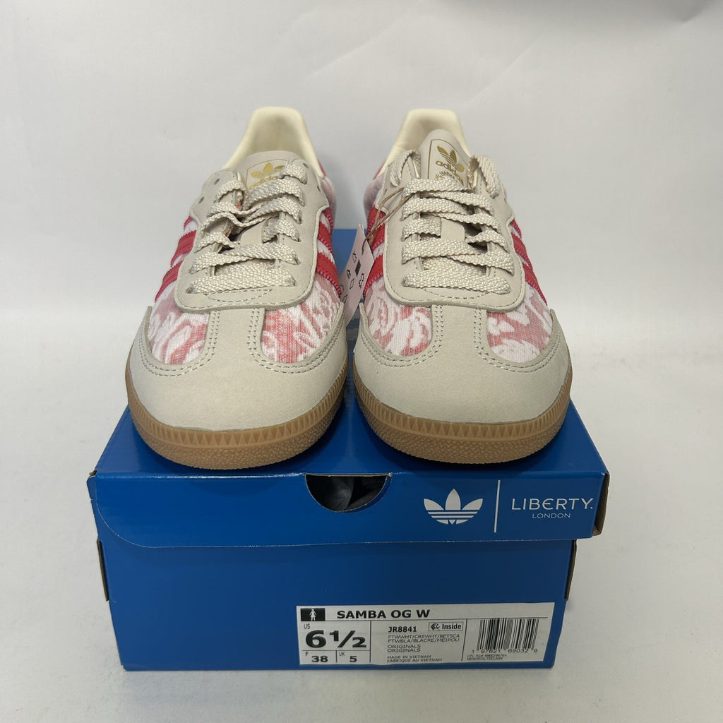 Adidas Samba OG X Liberty London - “Better Scarlet” JR8841 Women’s 6.5 New