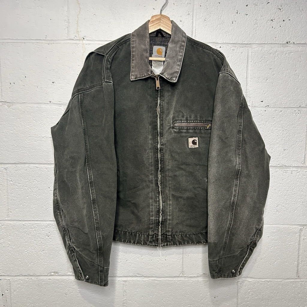 Vintage Carhartt Blanket-Lined Detroit Jacket “Moss Green” J97 MOS Men’s X-Large