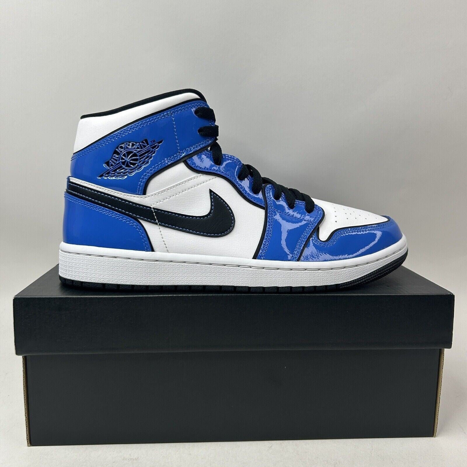 Nike Shoes Air Jordan 1 Mid Retro “Signal Blue” DD6834-402 Men’s 9 Worn