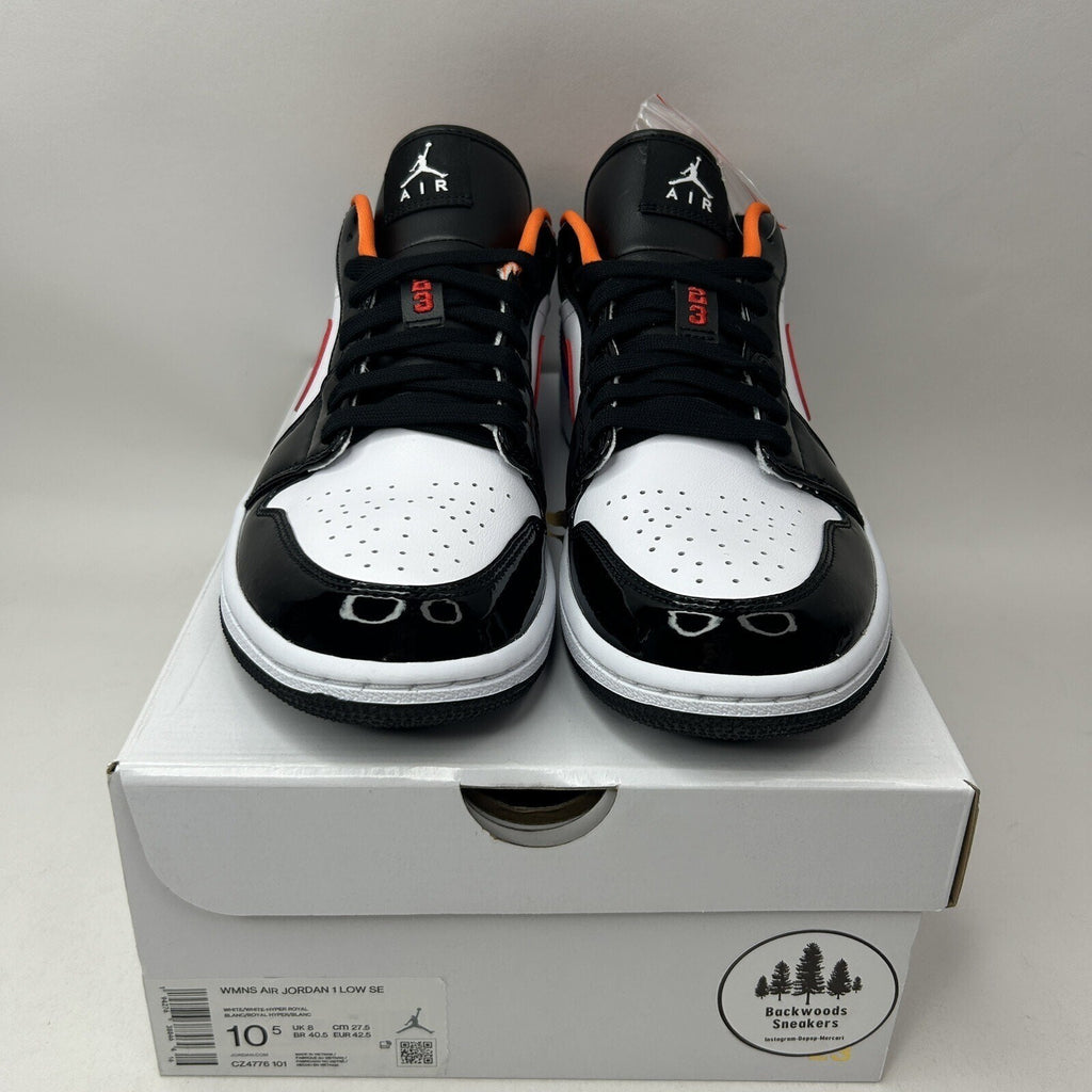 Nike Air Jordan 1 Low SE “Black Toe Multi-Color” CZ4776-101 Women’s 10.5 New
