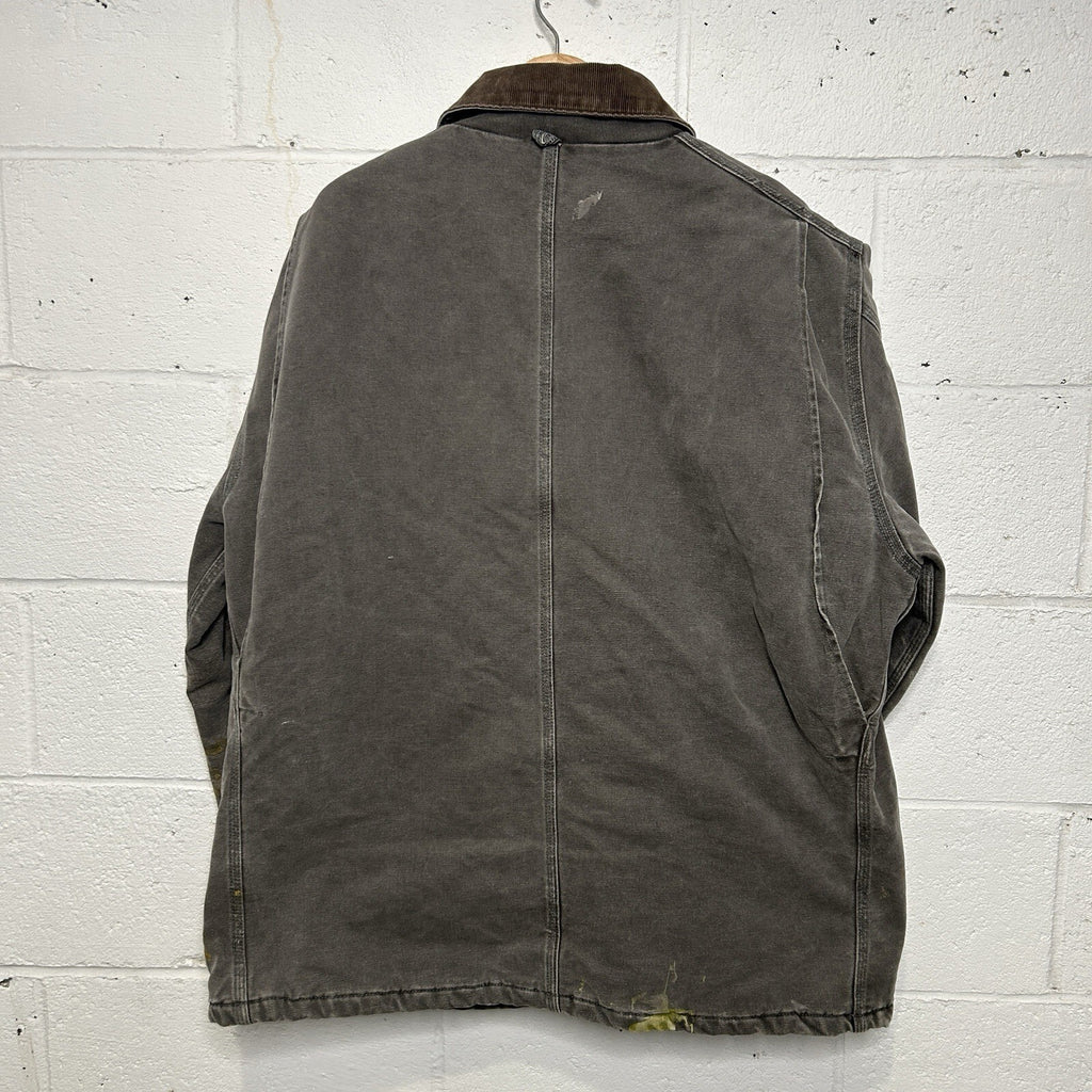 Vintage Carhartt Quilted Arctic Chore Jacket “Cement Grey” C26 CMT Men’s X-Large