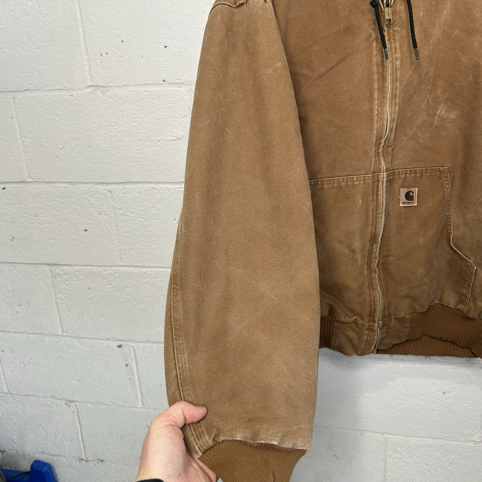 Carhartt Hooded Quilt-Lined Active Jacket “Brown” J130-211 Men’s X-Large