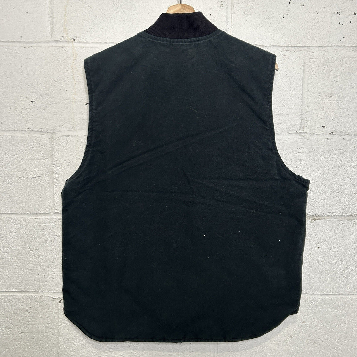 Vintage Faded Carhartt Quilted Artic Vest “Black” V01 BLK Men’s Large