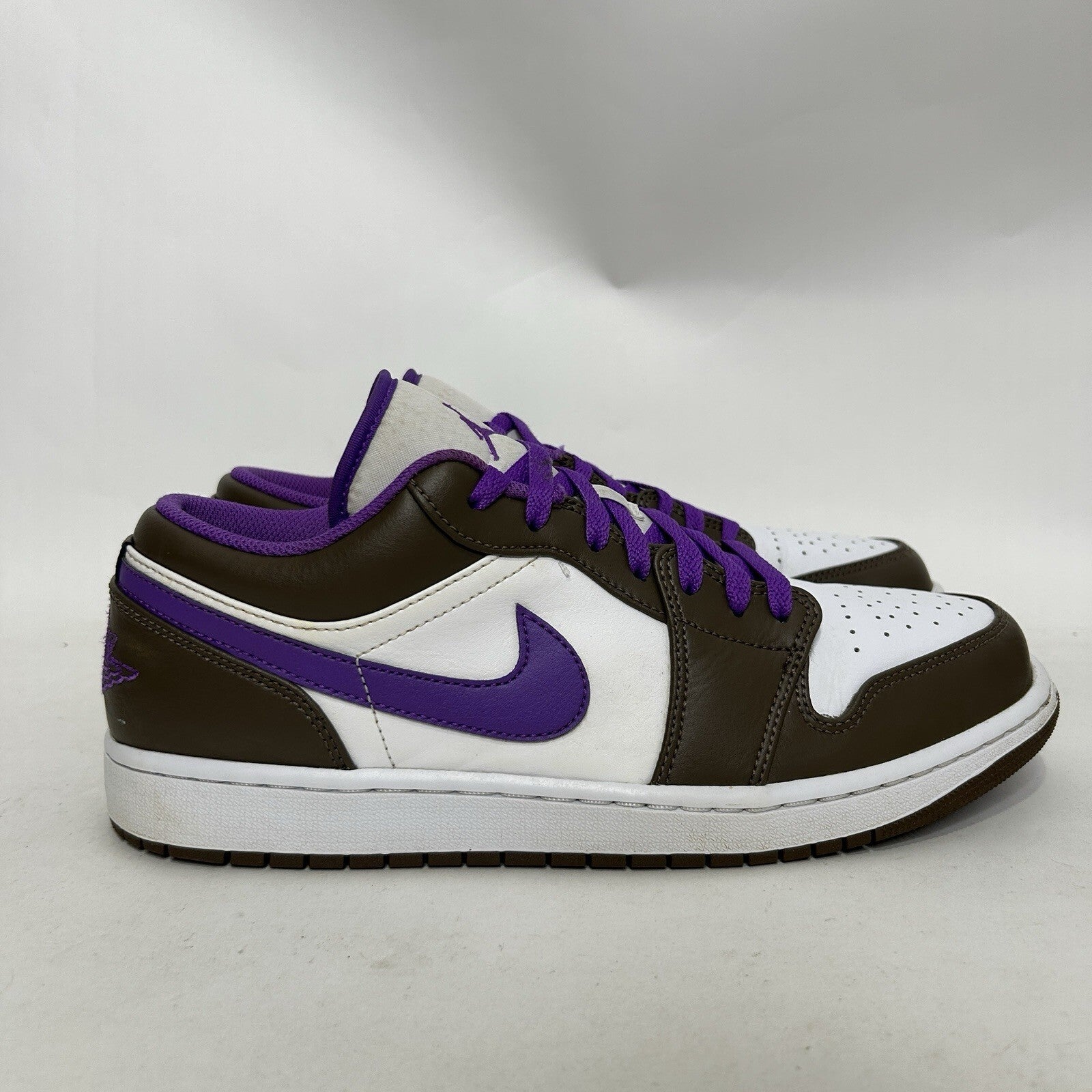 Nike Air Jordan 1 Low Retro “Purple Mocha/Palomino Berry” 553558-215 Men’s 11