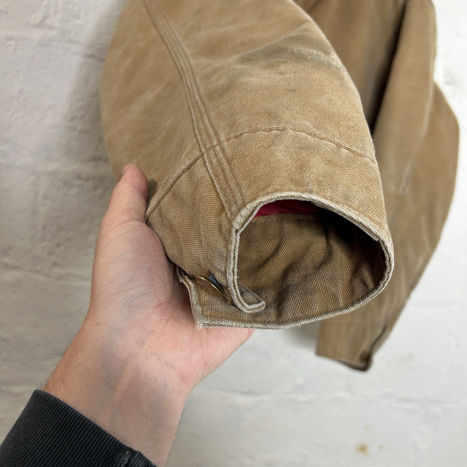 Vintage Carhartt Detroit Style Workwear Jacket “Tan” Women’s Medium/Men’s Small