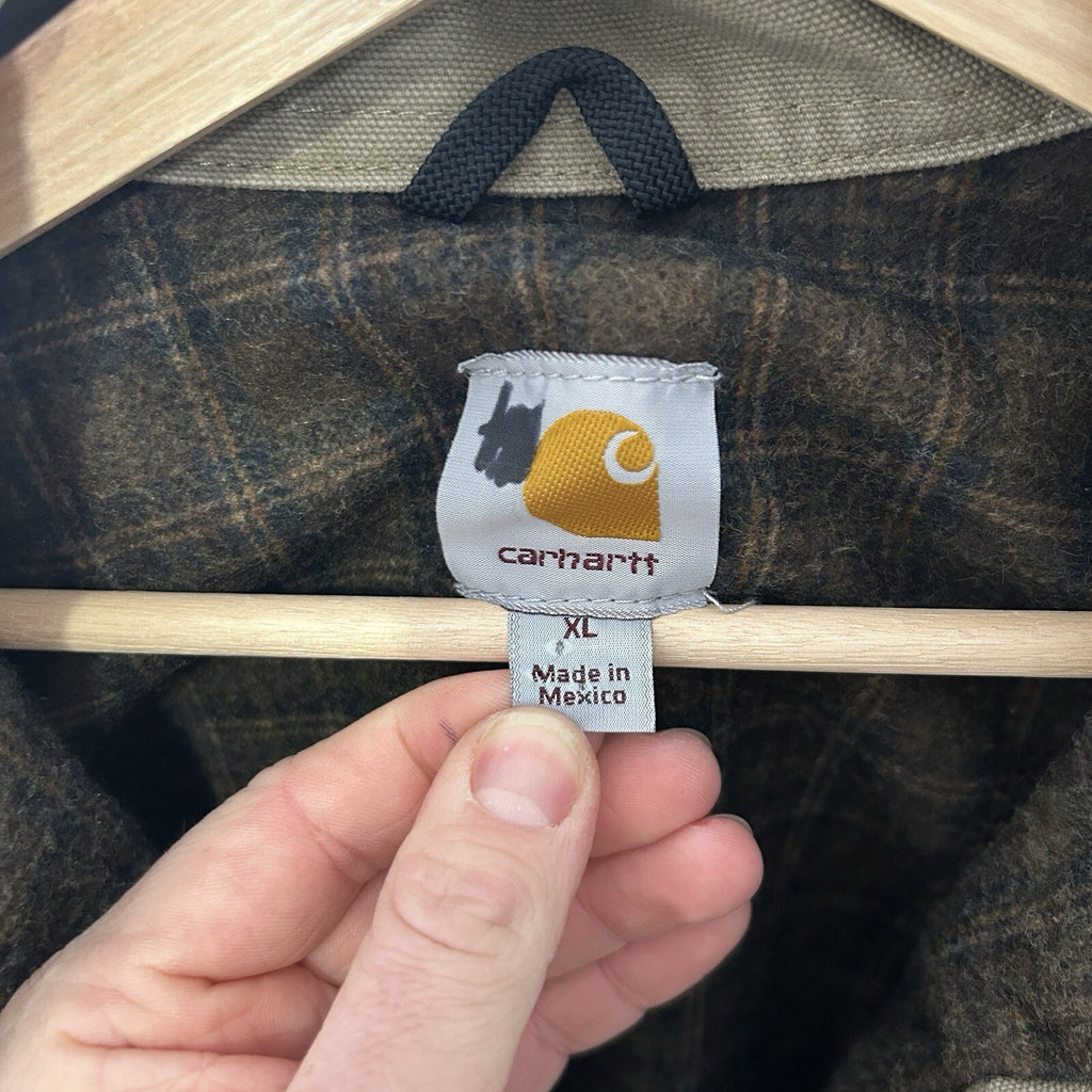 Vintage Carhartt Blanket-Lined Detroit Jacket “Cottonwood” EJ097 266 Men’s XL