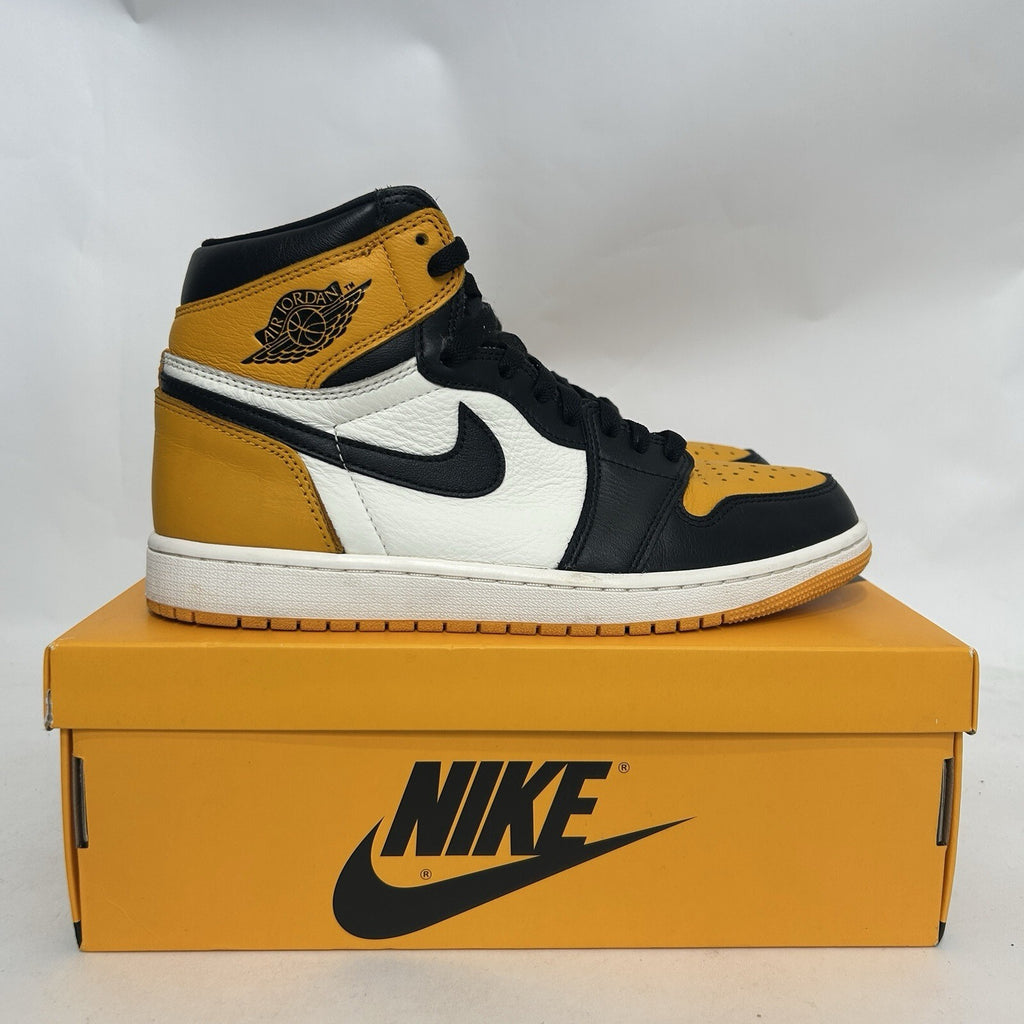 Nike Air Jordan 1 Retro High OG “Taxi/Black-Sail” 555088-711 Men’s 9.5 Worn