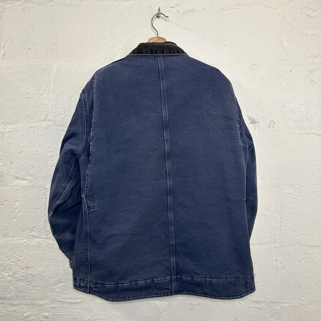 Vintage Carhartt Sherpa-Lined Ridge Jacket “Deep Blue” C61 DPB Men’s Large