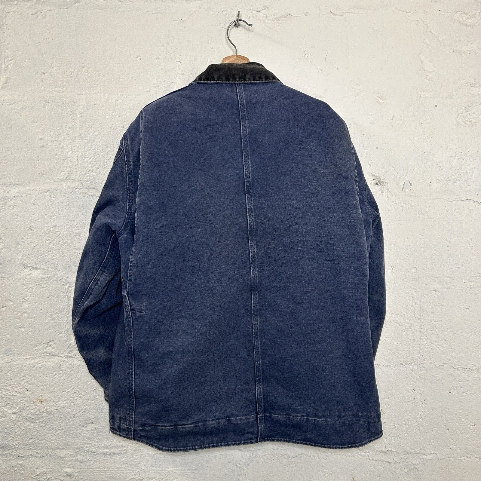 Vintage Carhartt Sherpa-Lined Ridge Jacket “Deep Blue” C61 DPB Men’s Large