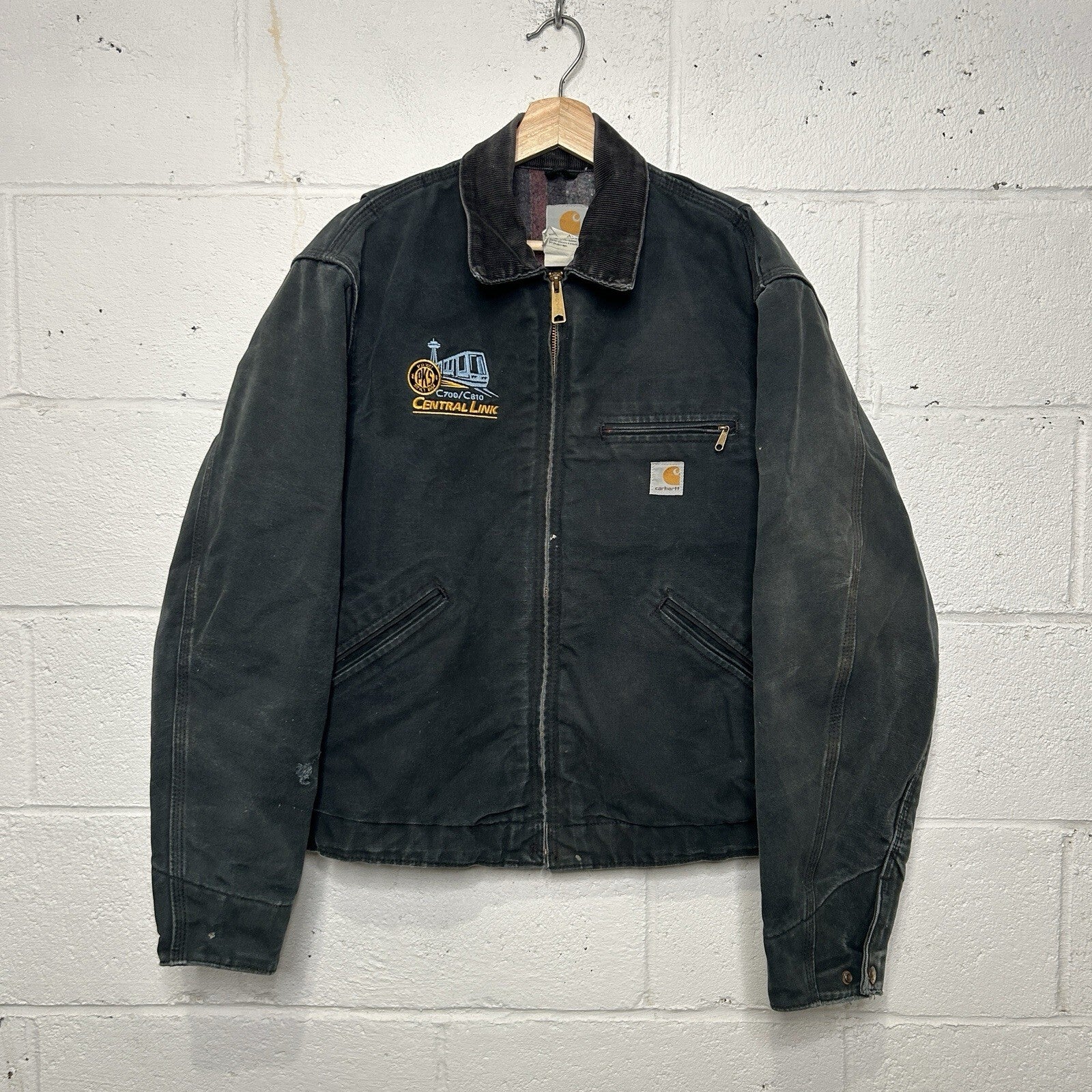 Vintage Carhartt Blanket-Lined Detroit Jacket “Black” J01 BLK Men’s 42/Large