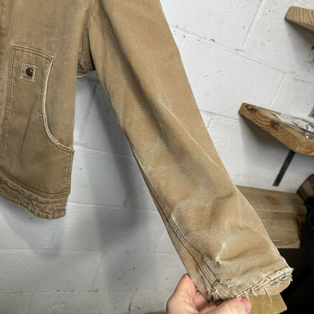 Vintage Carhartt Sherpa-Lined Dearborn Jacket “Camel/Brown” J164 CML Men’s XL