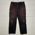 Vintage Carhartt DoubleKnee Carpenter Pants “Black” B01 BLK