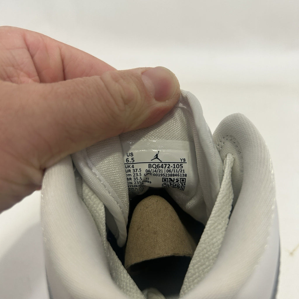 Nike Air Jordan 1 Mid WMNS “Wolf Grey/Aluminum” BQ6472-105 Women’s 6.5 New