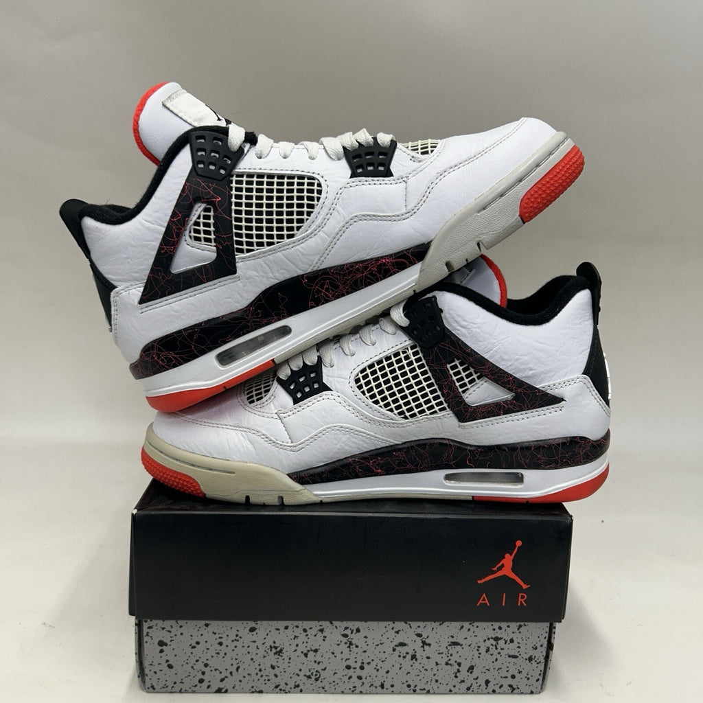Nike Air Jordan 4 Retro “Flight Nostalgia/Pale Citron” 308497-116 Men’s 8.5 Worn
