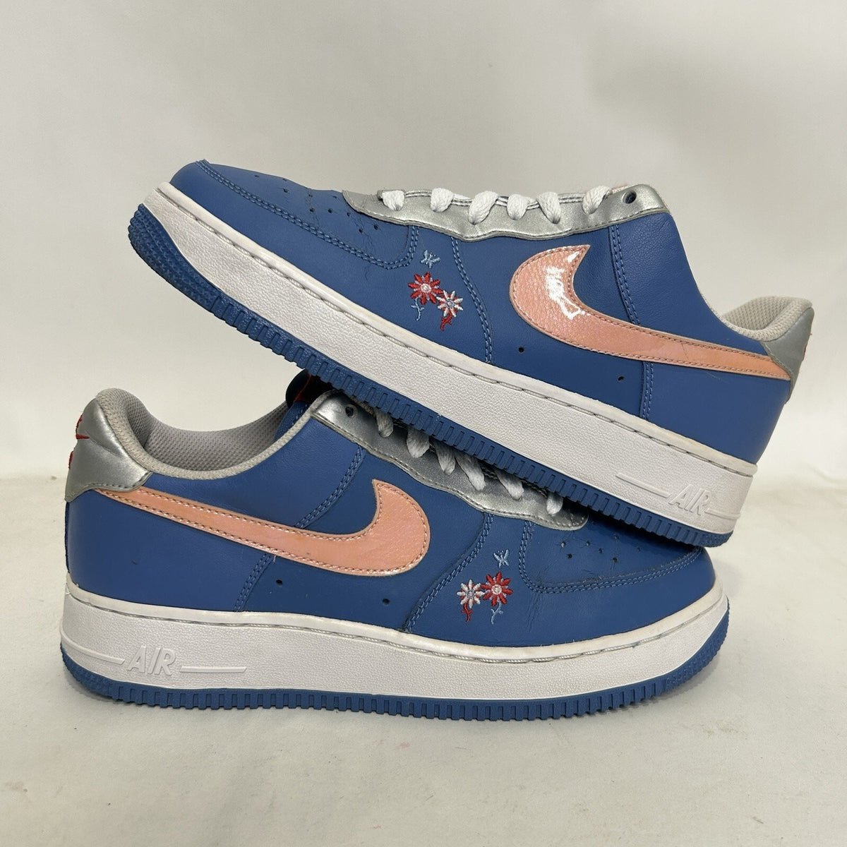 Nike Air Force 1 Low GS “Floral/Blue Pink”