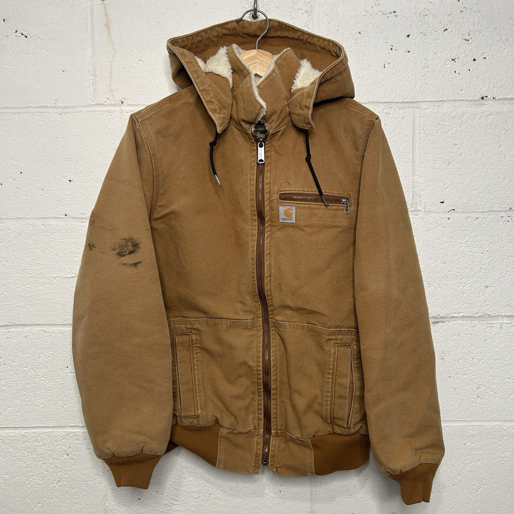 Carhartt Sherpa-Lined Wildwood Jacket “Brown” 100815-211 Women’s XL
