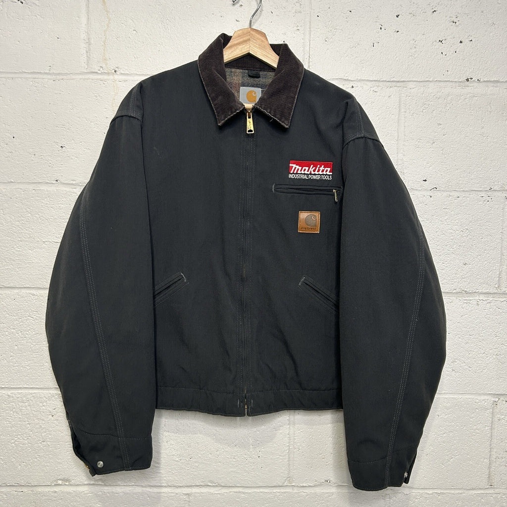 Vintage Carhartt Blanket-Lined Detroit Jacket “Charcoal” J128 CHR Men’s X-Large