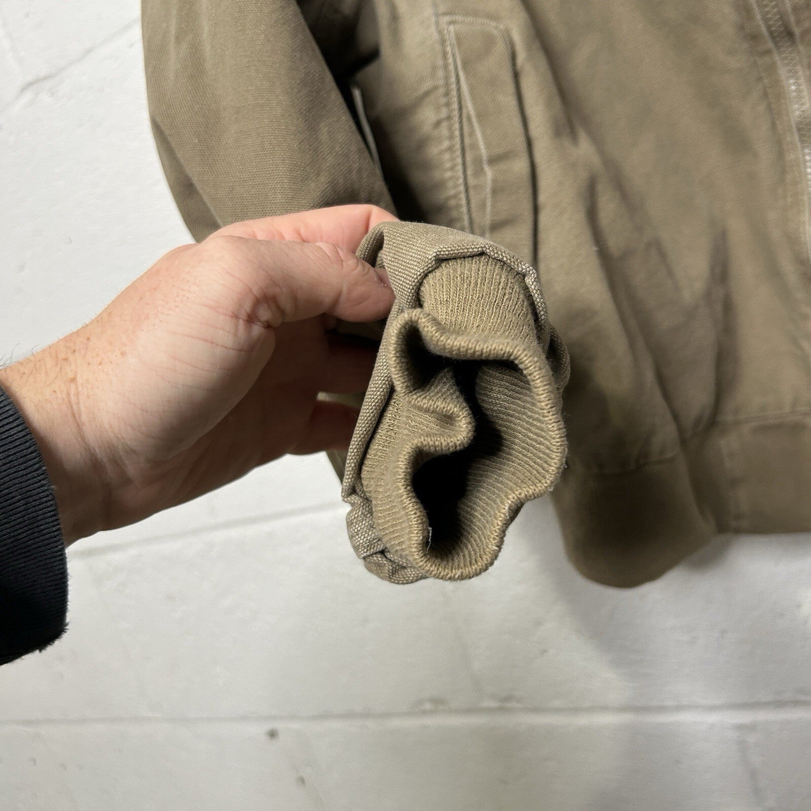 Vintage Carhartt Sheeting-Lined Plainsman Jacket “Taupe” JS0121 Men’s Medium