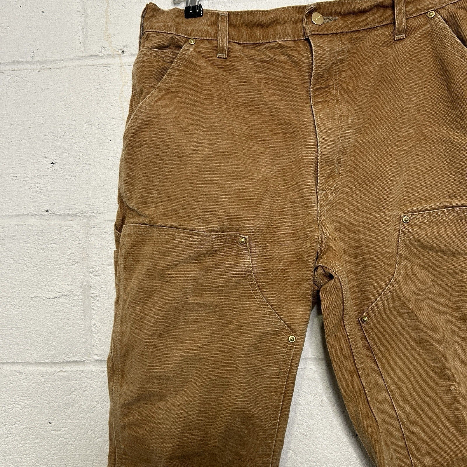 Vintage Carhartt Canvas DoubleKnee Pants “Brown” B01 BRN