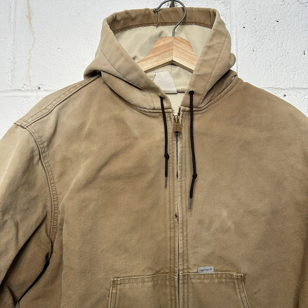 Vintage Carhartt Thermal-Lined Active Jacket “Tan” JR116 Made in USA Men’s M
