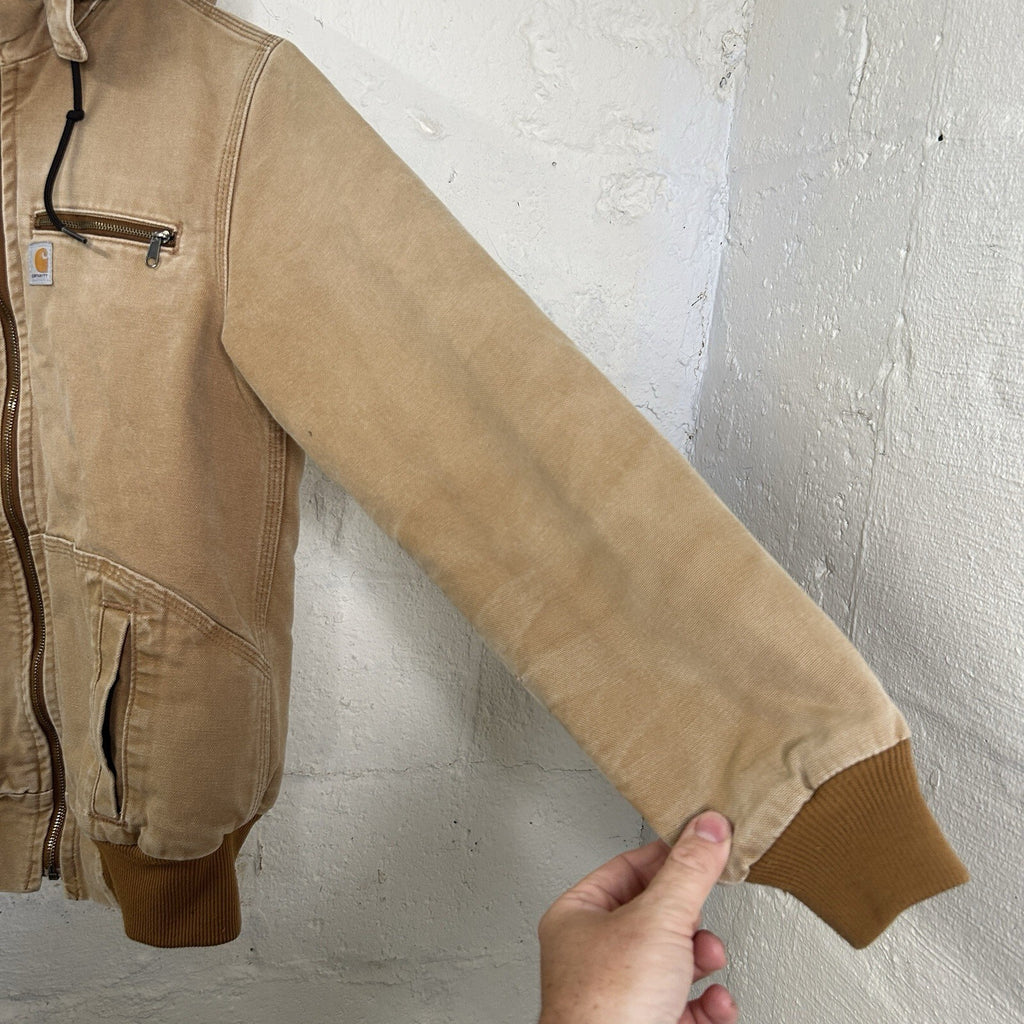 Carhartt Sherpa-Lined Wildwood Jacket “Brown” 100815-211 Women’s Medium
