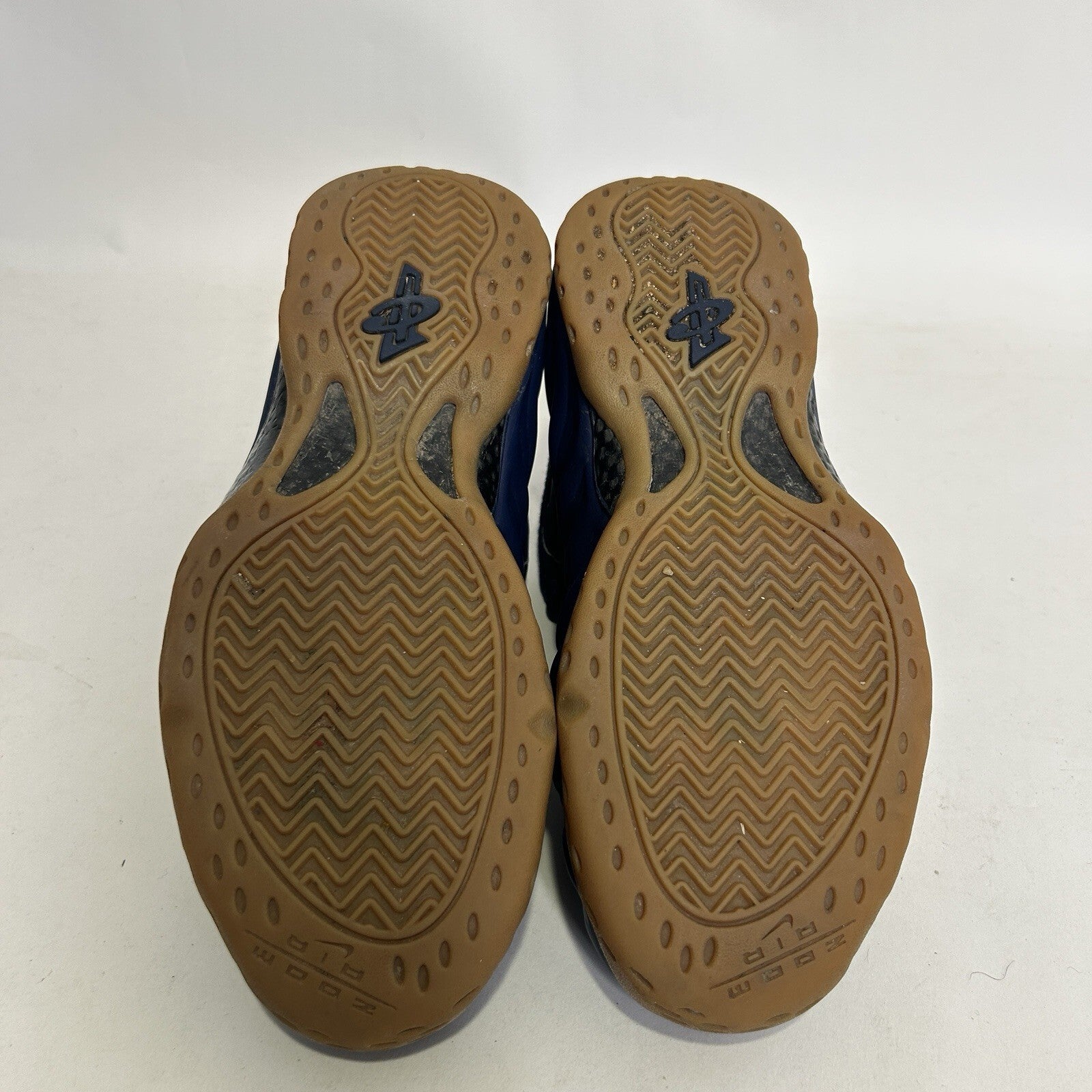 Nike Air Foamposite One “Navy Gum Midnight Navy” Sneakers 314996-405 Men’s 9.5