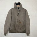 Vintage Carhartt Quilted Hooded Active Jacket “Mushroom” J130 MUS Men’s Small