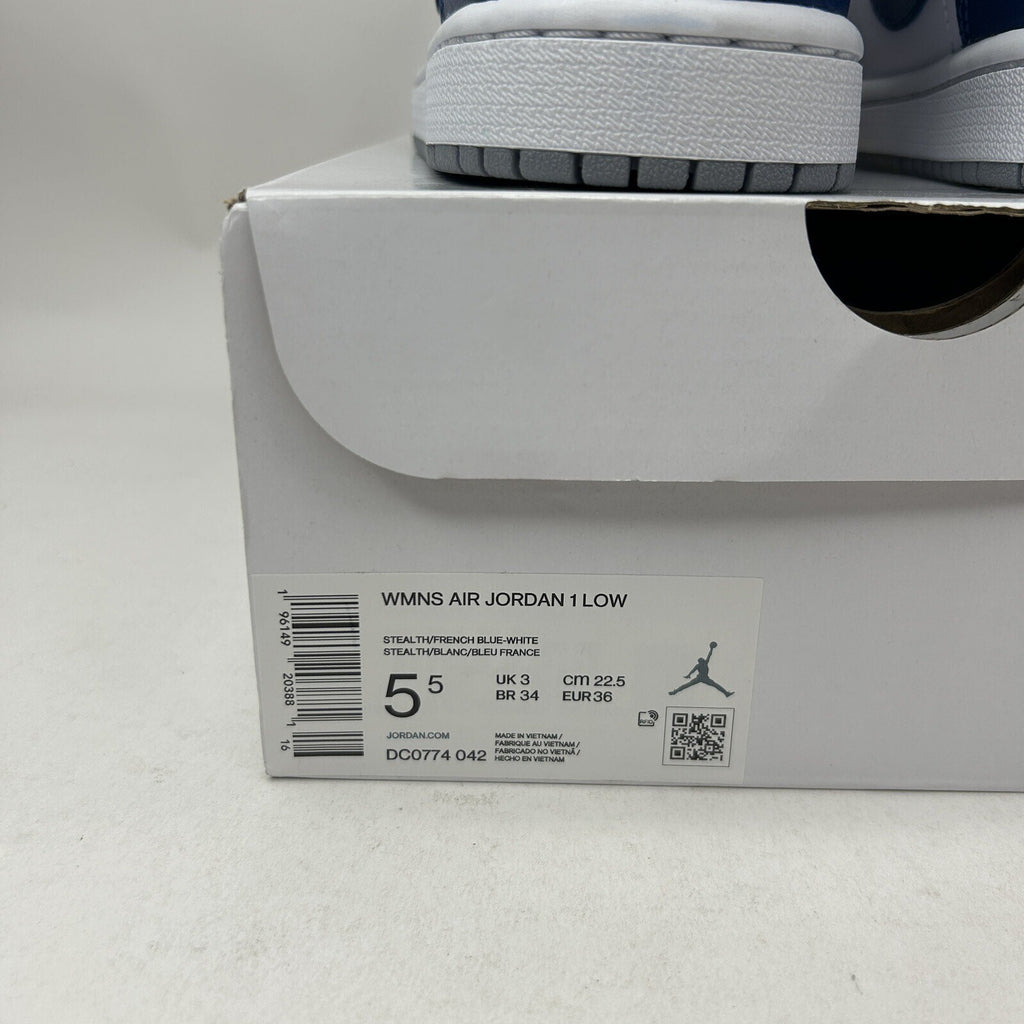 Nike Air Jordan 1 Retro Low WMNS “Stealth French Blue” DC0774-042 Women’s 5.5