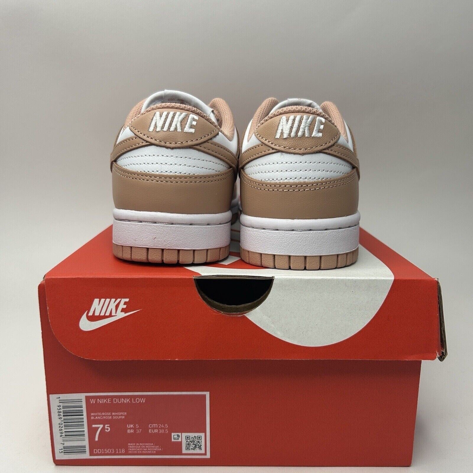 Nike Dunk Low WMNS “Rose Whisper” DD1503-118 Size 7.5W/6M New