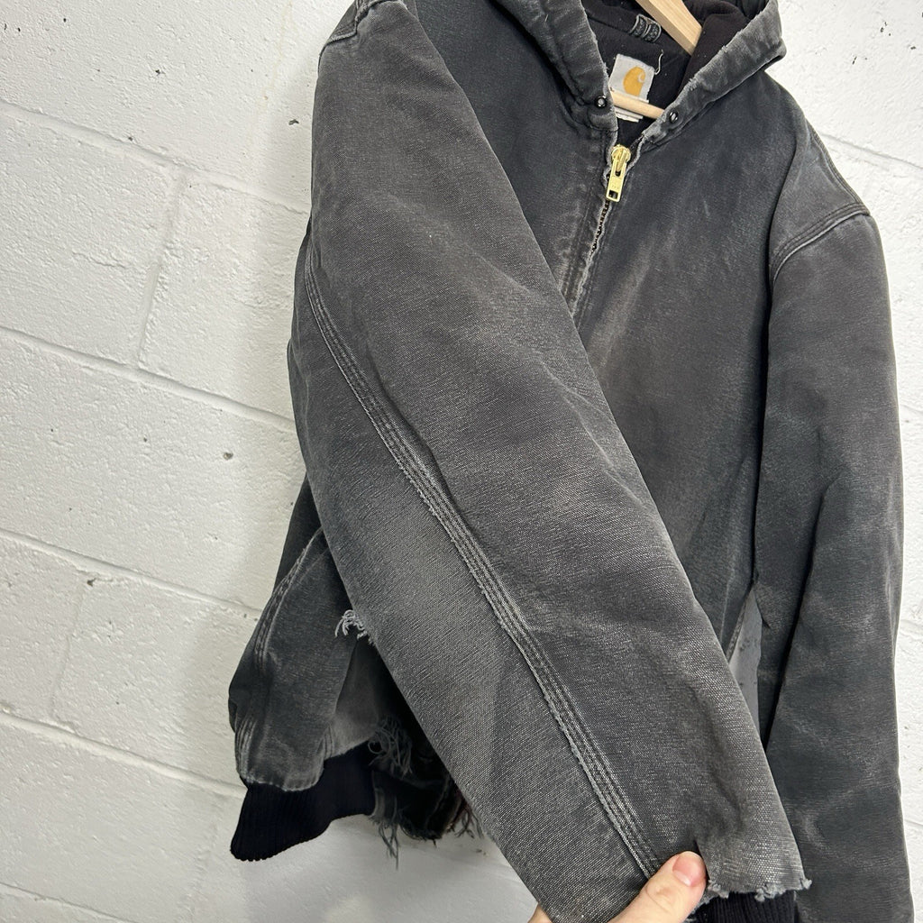 Vintage Carhartt Quilted Hooded Active Jacket “Black” J140 BLK Men’s Medium