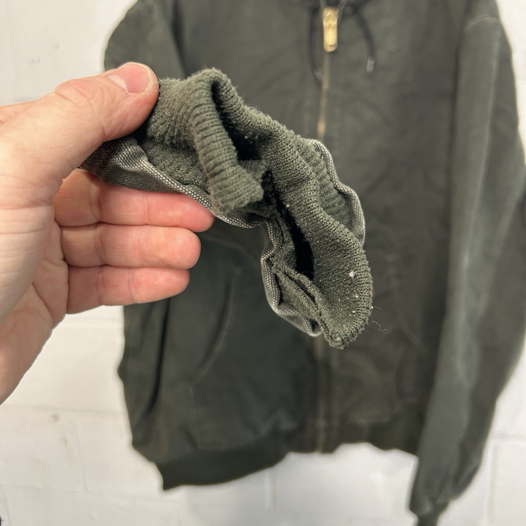 Vintage Carhartt Quilted Hooded Active Jacket “Moss” J130 MOS Men’s X-Large