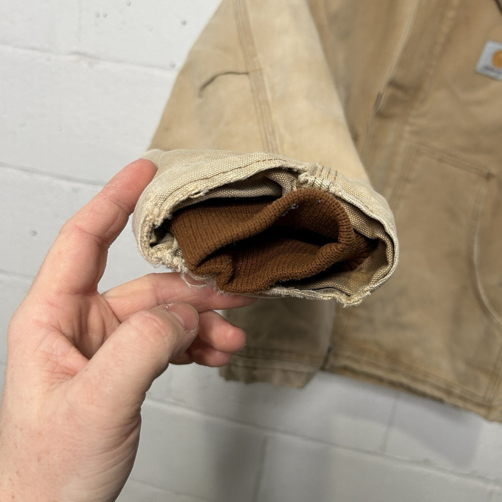 Vintage Carhartt Quilted Traditional Artic Jacket “Brown” J02 BRN Men’s Small