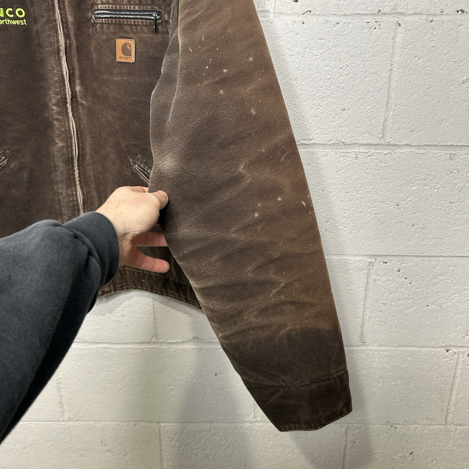 Vintage Carhartt Blanket-Lined Detroit Jacket “Dark Brown” J97 DKB Men’s Large