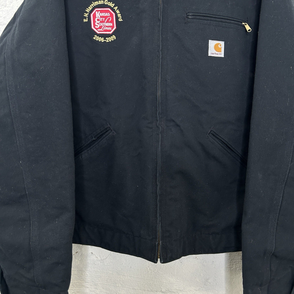 Vintage Carhartt Blanket-Lined Detroit Jacket “Black” J01 BLK Men’s X-Large