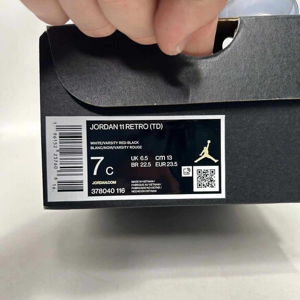 Nike Air Jordan 11 Retro TD “Cherry Red White” 2024