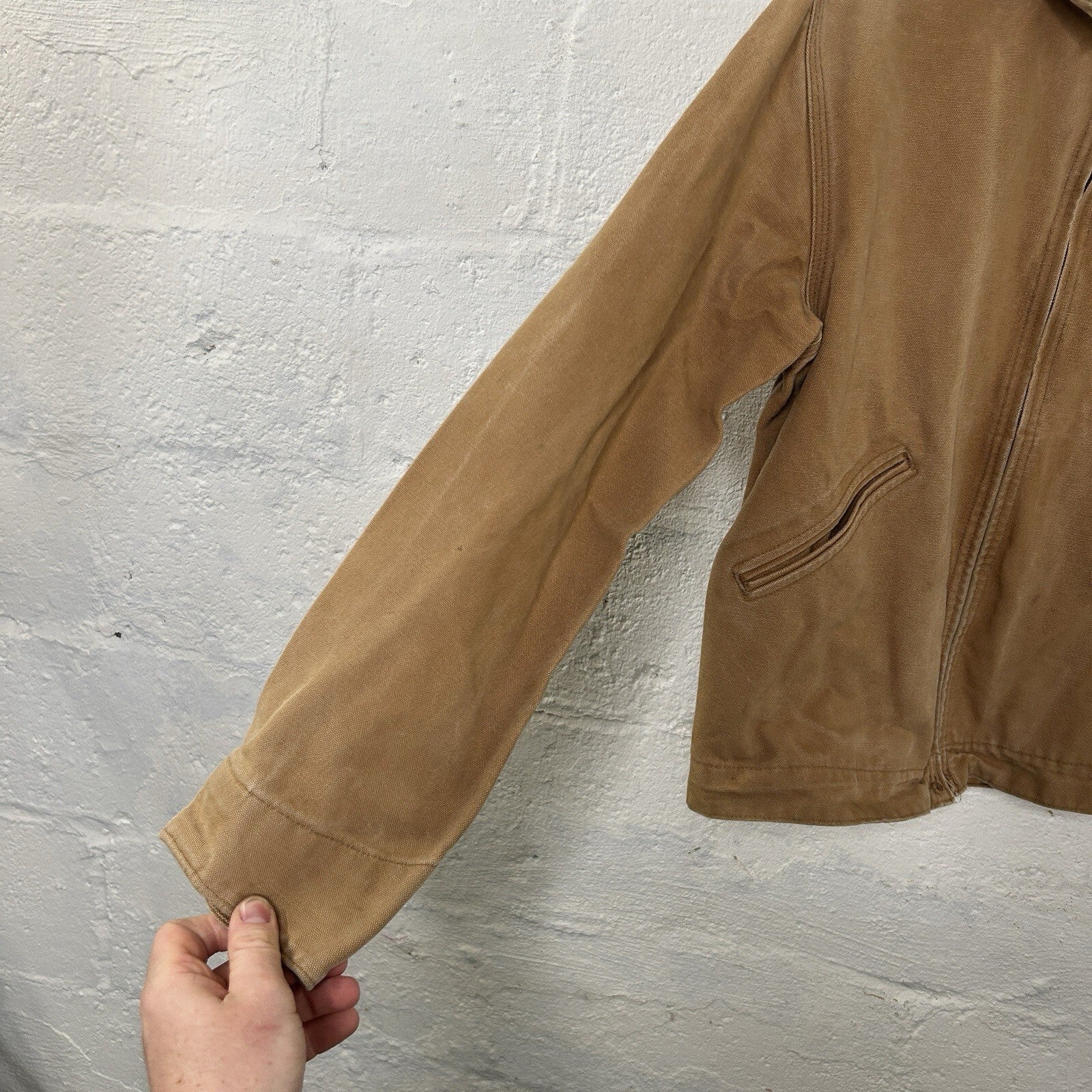Vintage Carhartt Unlined Detroit Jacket “Brown” JU1216 J01 J97 BRN Men’s Medium
