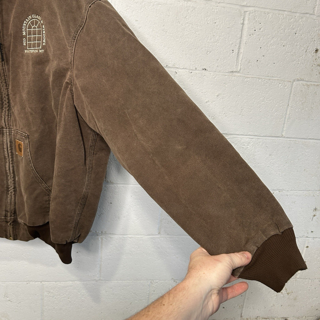 Vintage Carhartt Quilted Hooded Active Jacket “Chestnut” J68 CHT Men’s X-Large