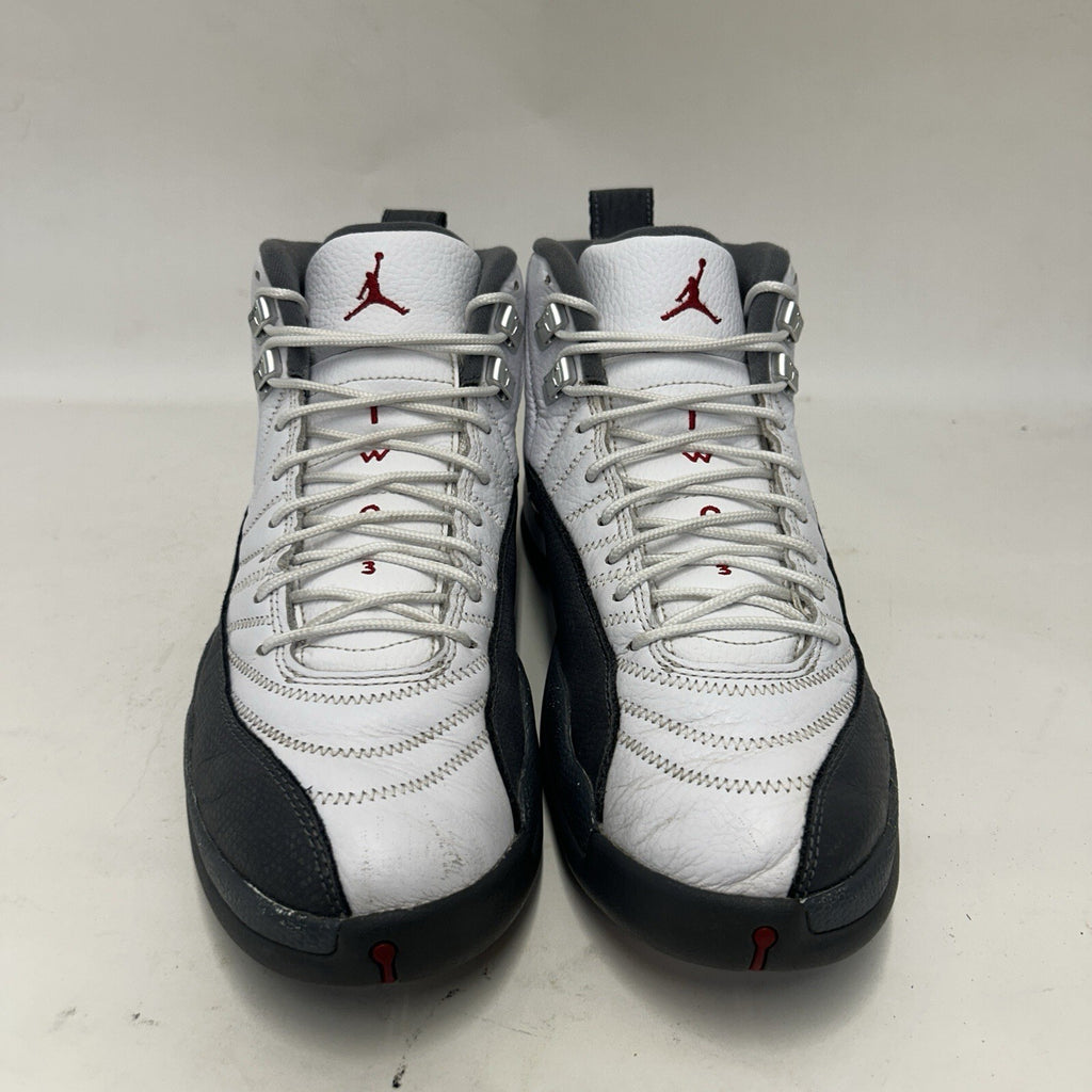 Nike Air Jordan 12 Retro OG “Stealth/Dark Grey White Red” 130690-160 Men’s 12