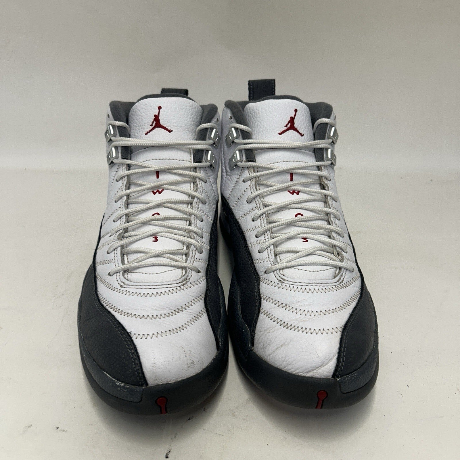 Nike Air Jordan 12 Retro OG “Stealth/Dark Grey White Red” 130690-160 Men’s 12