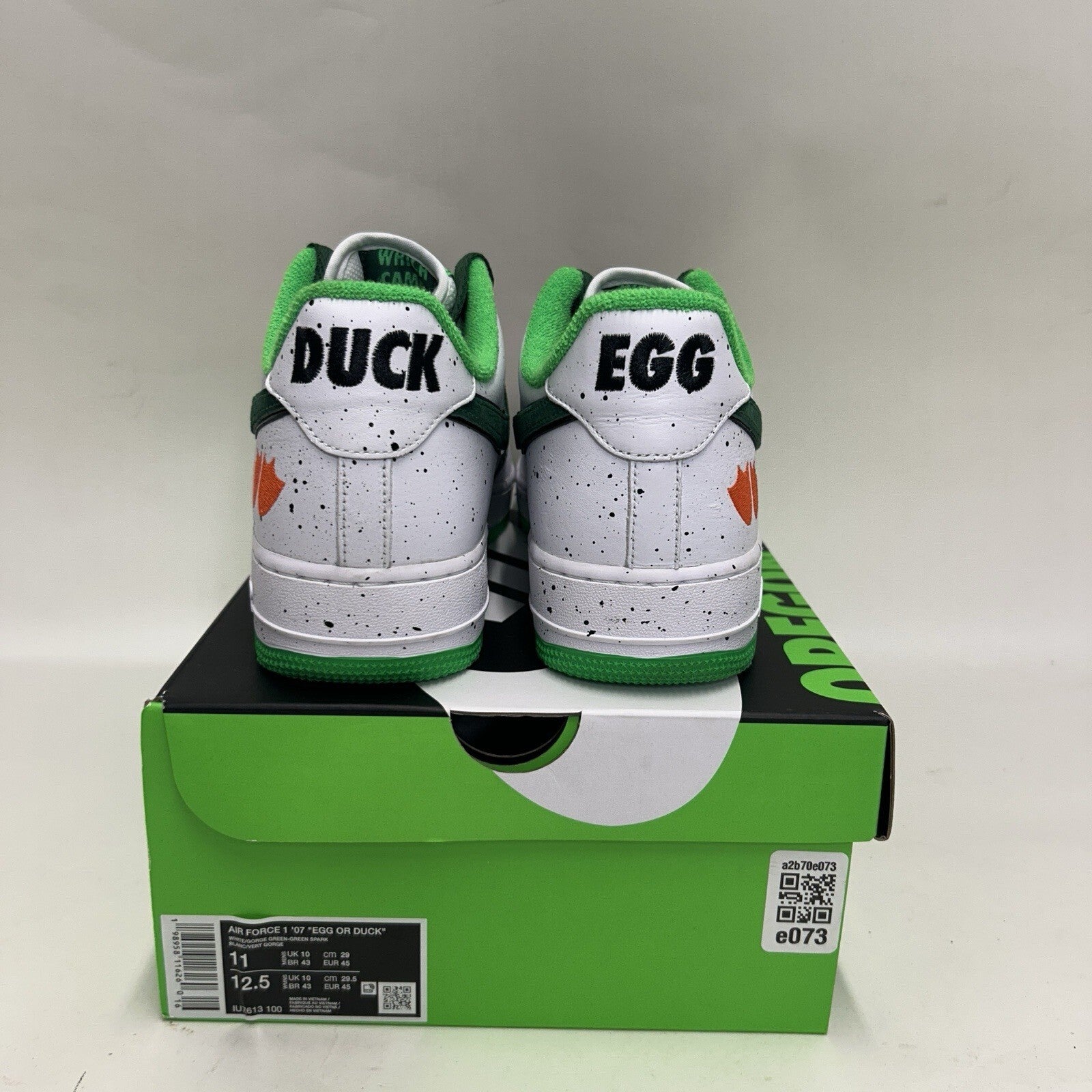 Nike Air Force 1 Low PE Oregon “Egg or Duck/White Green” IU7613-100 Men’s 11