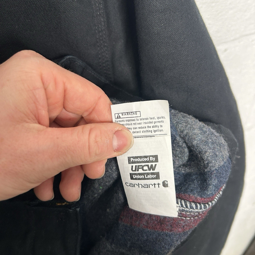 Carhartt Blanket-Lined Detroit Jacket “Black” J001-BLK