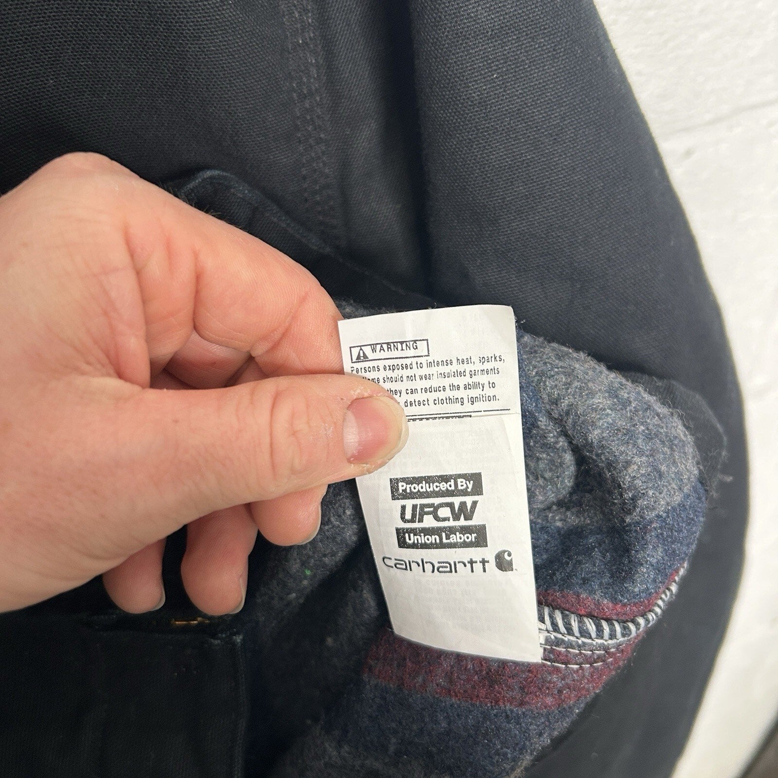 Carhartt Blanket-Lined Detroit Jacket “Black” J001-BLK