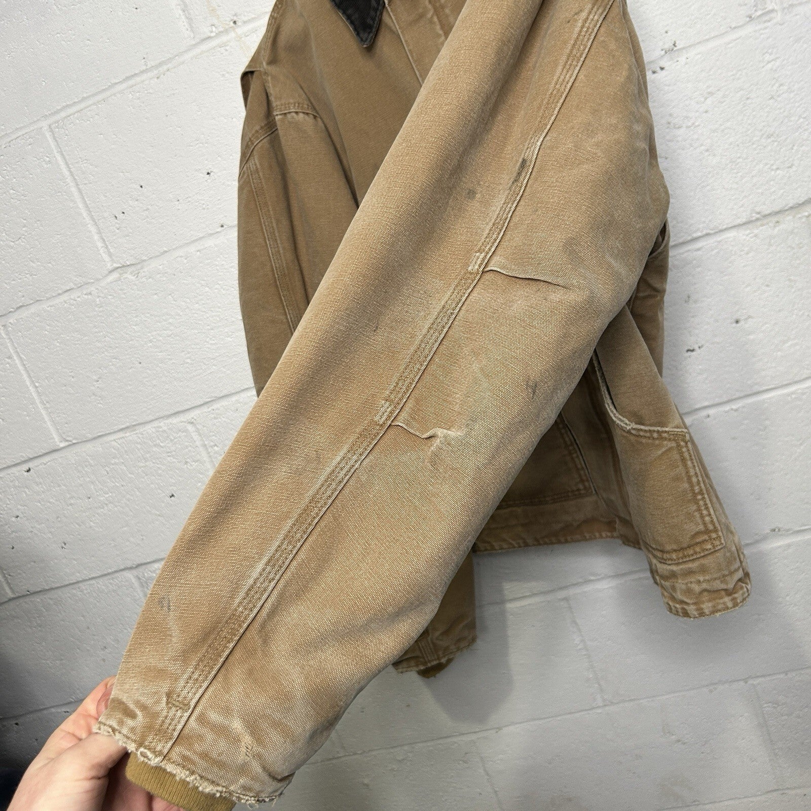Vintage Carhartt Sherpa-Lined Dearborn Jacket “Camel/Brown” J164 CML Men’s XL
