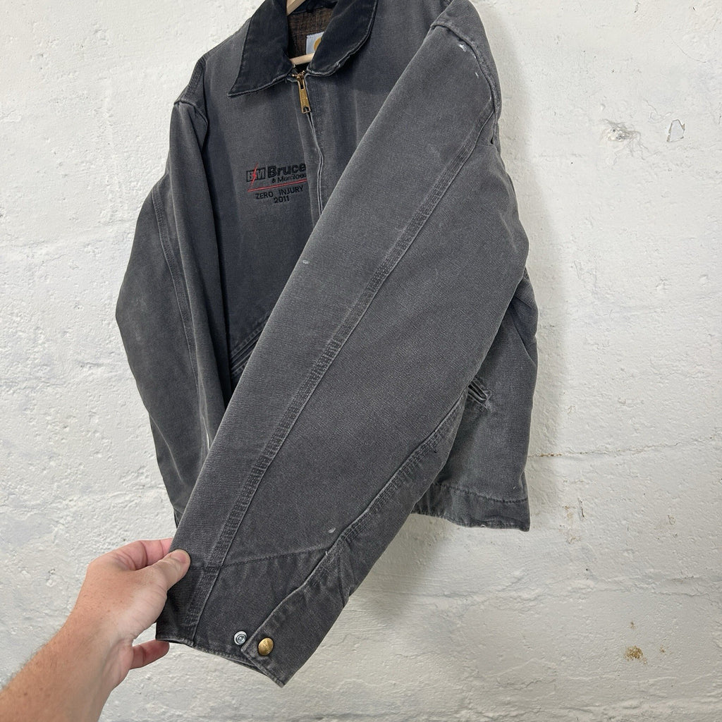 Vintage Carhartt Blanket-Lined Detroit Jacket “Gravel” J97 GVL Men’s Large