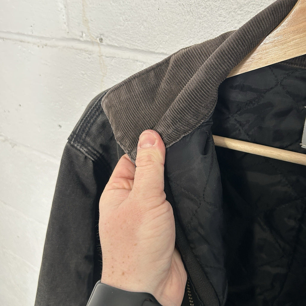 Vintage Carhartt Quilted Detroit Jacket “Black” J80 BLK Men’s X-Large