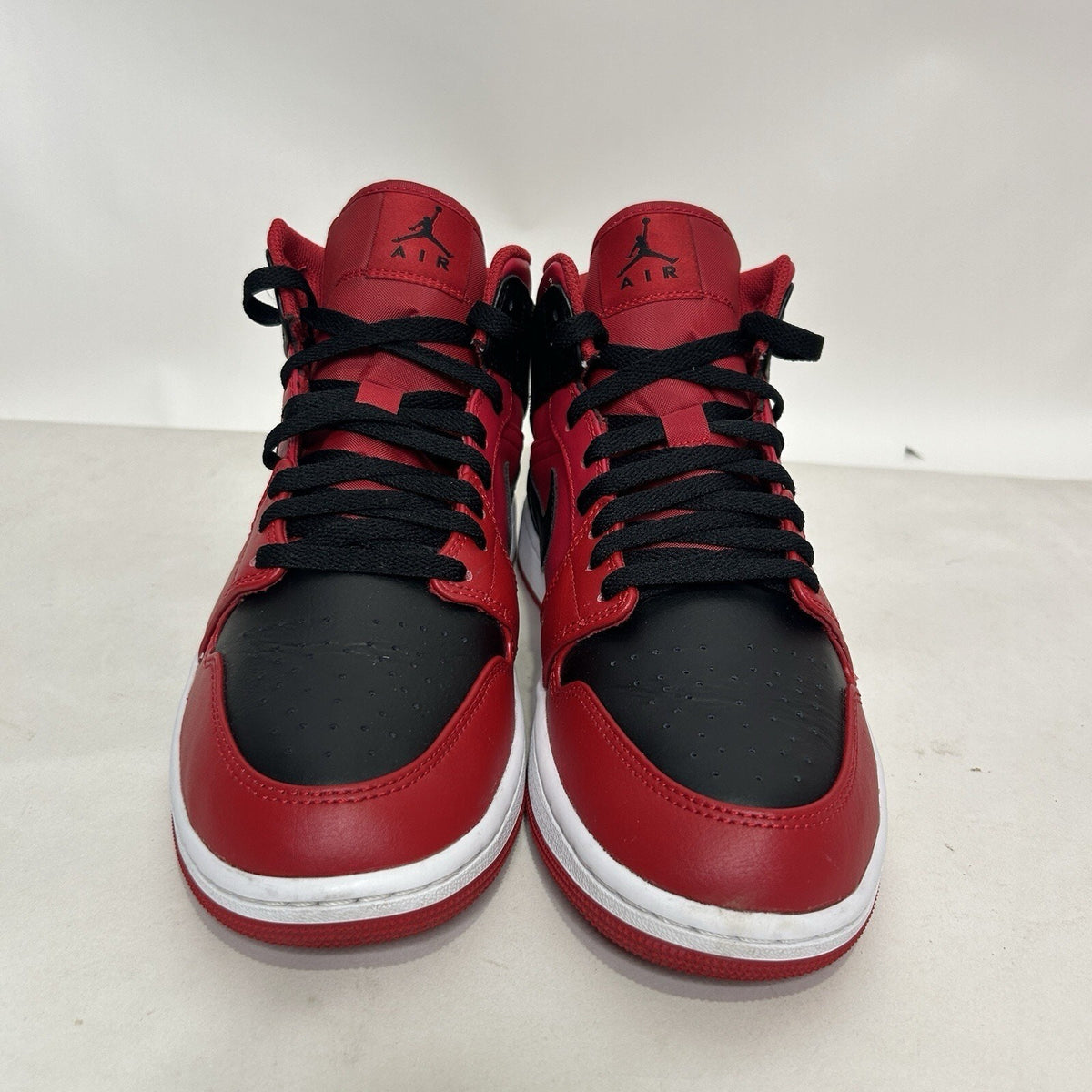 Nike Air Jordan 1 Mid Retro “Reverse Bred/Gym Red Black”