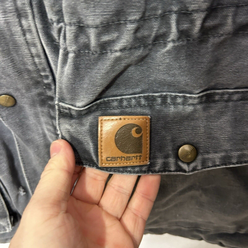 Vintage Carhartt Chore Coat Jacket “Petrol Grey” C46 PTL Men’s X-Large