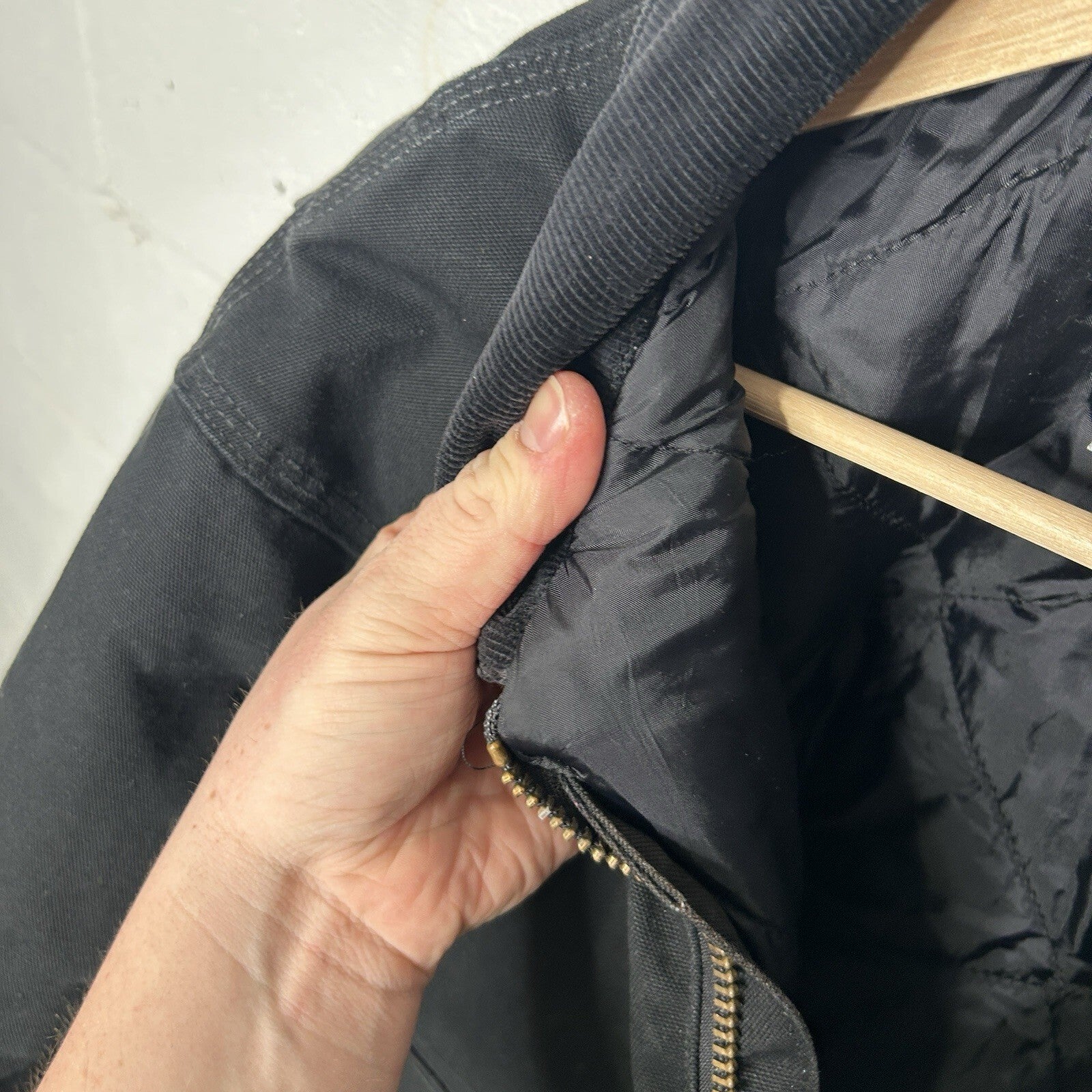 Y2K Carhartt Quilt-Lined Artic Jacket “Black” J002 BLK Men’s Large